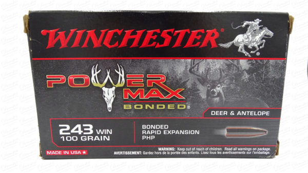 Winchester Power Max Bonded 243WIN 100gr