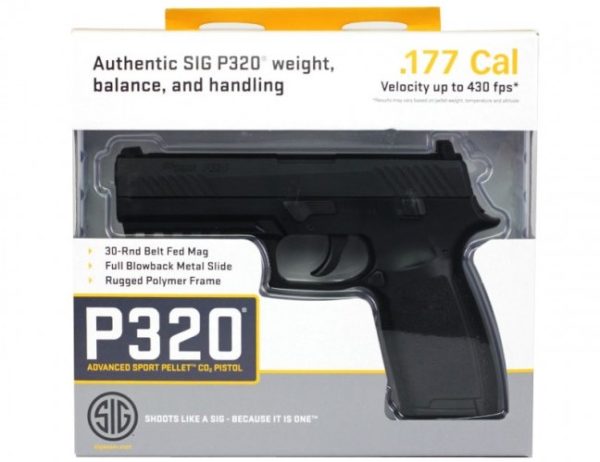 Sig Sauer P320 Air Pistol Co2 .177 Cal Bbs