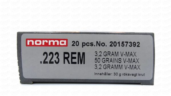 Norma 223 Rem V MAX 50gr 2