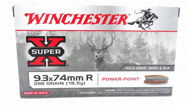 Winchester 9 3x74mm R 286gr Powerpoint
