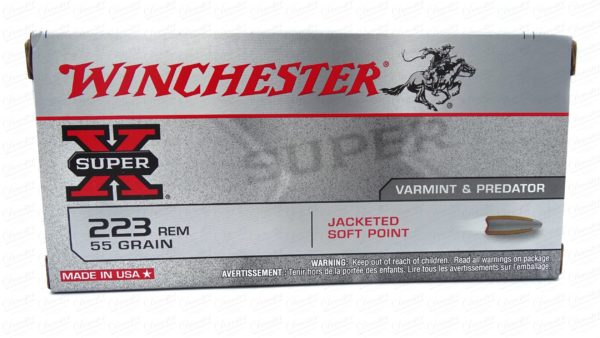Winchester Super X 23 REM 55gr JSP