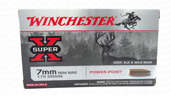 Winchester Super X 7mm Rem Mag Powerpoint 175gr
