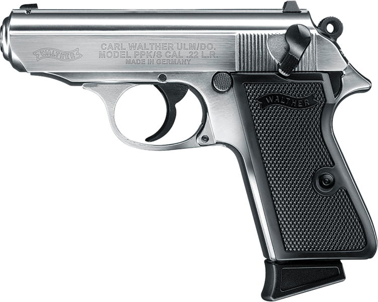 Walther PPKS 22 LR Nickel LS L